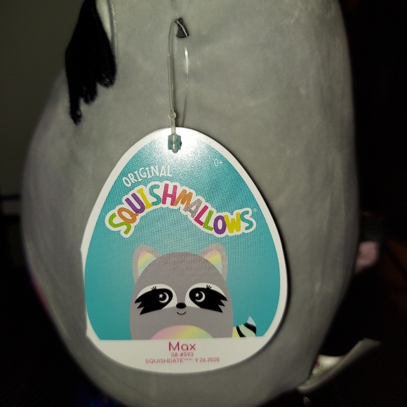 Max the Racoon squishmallow - Picture 2 of 3